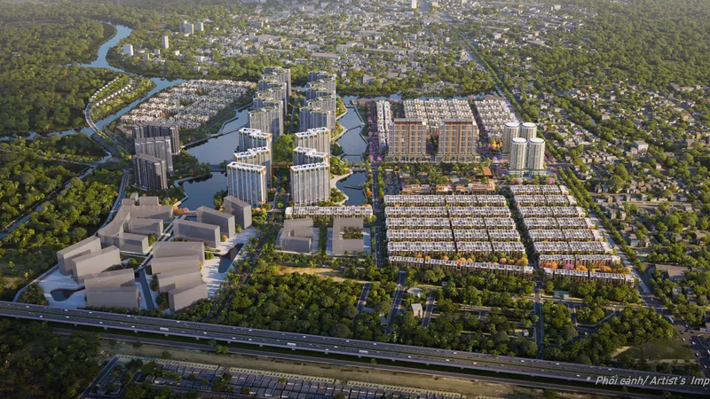 Phối cảnh đại đô thị The Global City