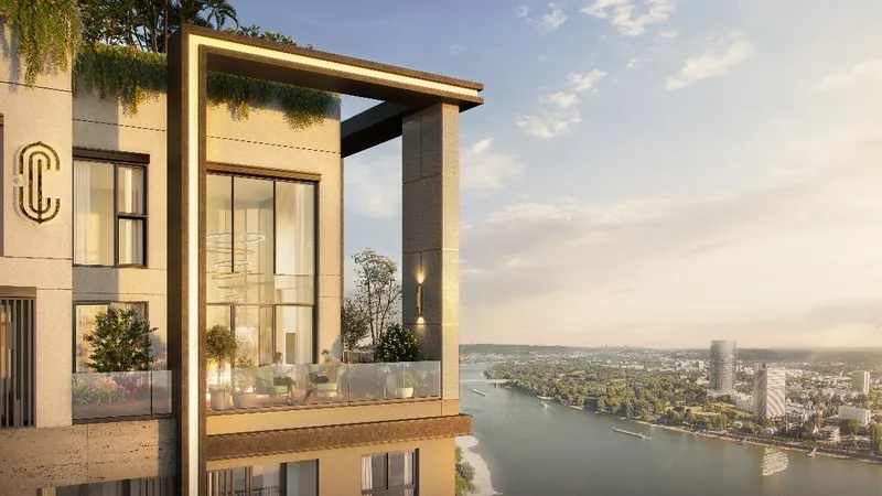 Một góc sông Sài Gòn nhìn từ C-River View