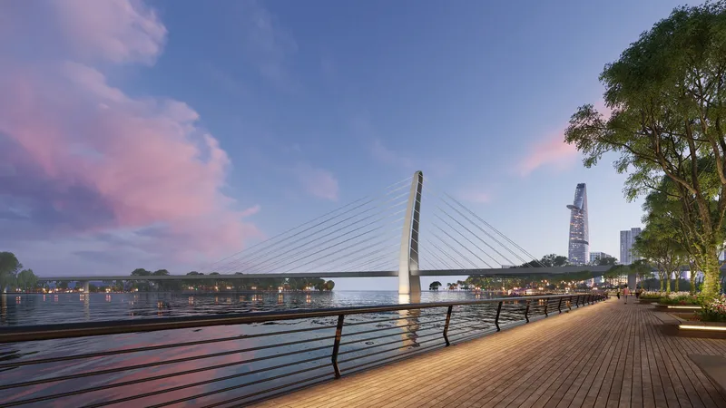 Vị trí chiến lược của Grand Marina, Saigon giúp cư dân dễ dàng kết nối với các địa điểm quan trọng trong thành phố. Ảnh phối cảnh