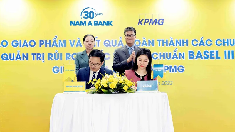 Nam A Bank công bố hoàn thành các chuẩn mực quản trị rủi ro Basel III
