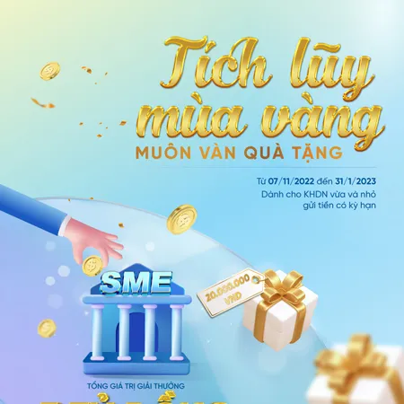 3 tỷ đồng dành tặng doanh nghiệp SME gửi tiền tại VietinBank
