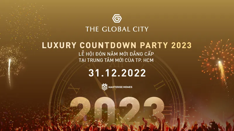 Lễ hội đếm ngược đón năm mới – “Luxury Countdown Party” kết hợp màn trình diễn nhạc nước, pháo hoa, đại nhạc hội và giải trí sôi động sẽ diễn ra vào tối ngày 31-12-2022