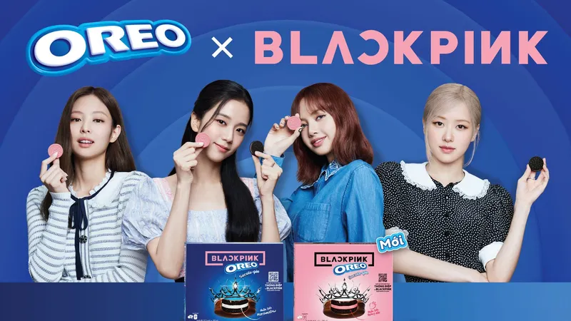 Bánh quy OREO x BLACKPINK phiên bản giới hạn đã có mặt tại thị trường Việt Nam