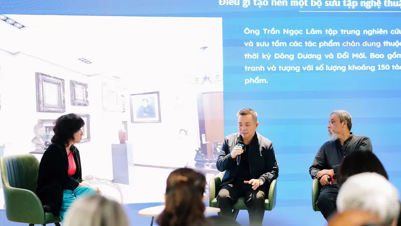 Diễn giả chia sẻ cách tạo nên một bộ sưu tập nghệ thuật