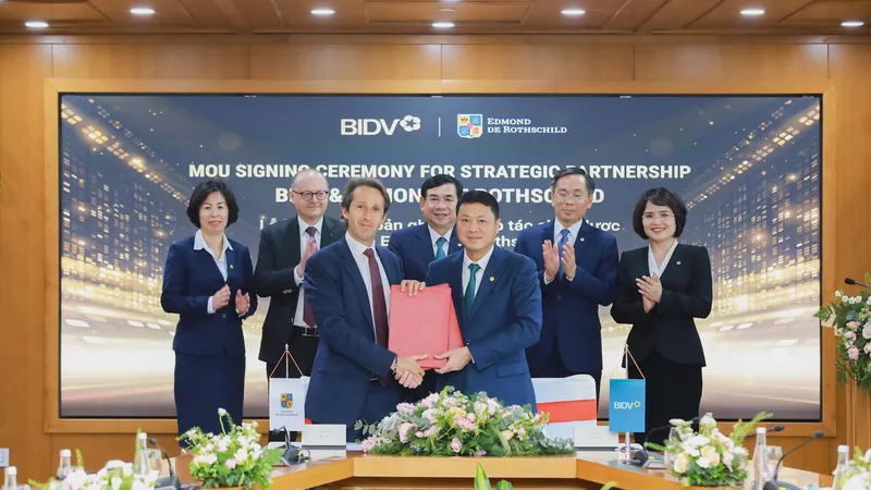Hợp tác chiến lược giữa BIDV và Edmond De Rothschild 