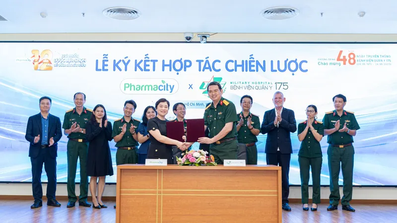 Pharmacity ký kết hợp tác chiến lược với Bệnh viện Quân y 175