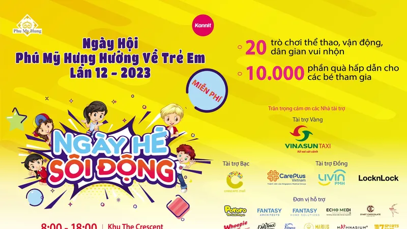 Ngày hội Phú Mỹ Hưng hướng về trẻ em lần 12 – 2023
