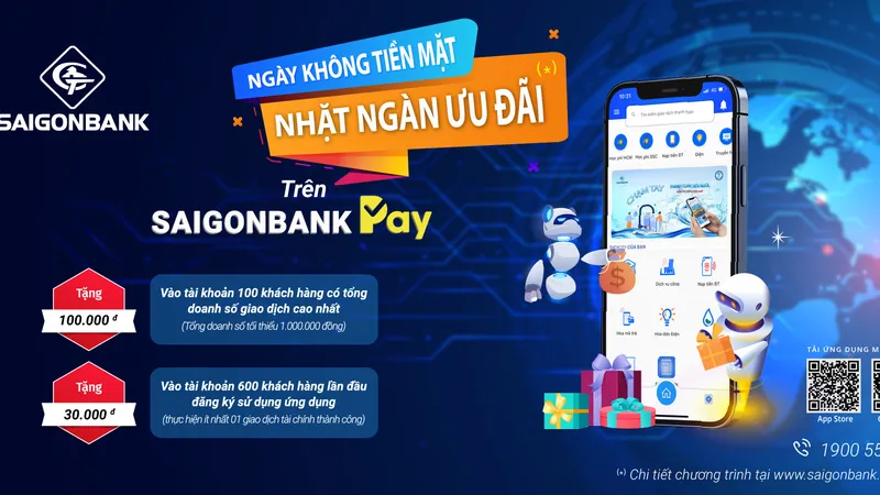 Chương trình khuyến mại “Ngày không tiền mặt – Nhặt ngàn ưu đãi” 