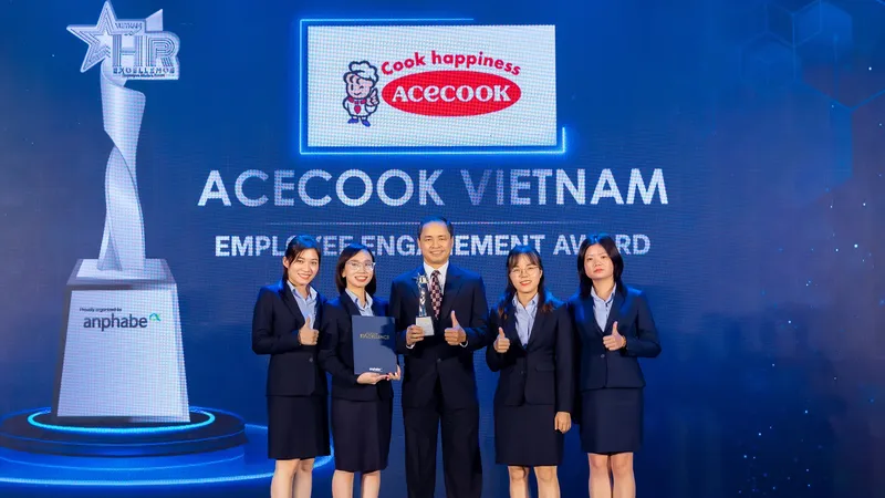 Acecook Việt Nam vinh dự nhận giải thưởng HR Excellence 2023