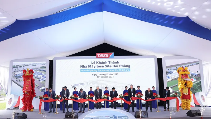 Khai trương nhà máy tesa 55 triệu Euro tại Hải Phòng