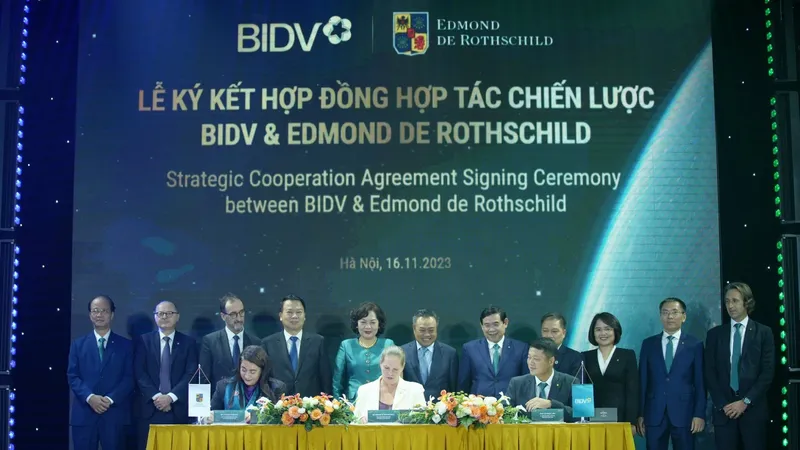 BIDV và Edmond de Rothschild hợp tác chiến lược cung cấp dịch vụ Private Banking hàng đầu Việt Nam