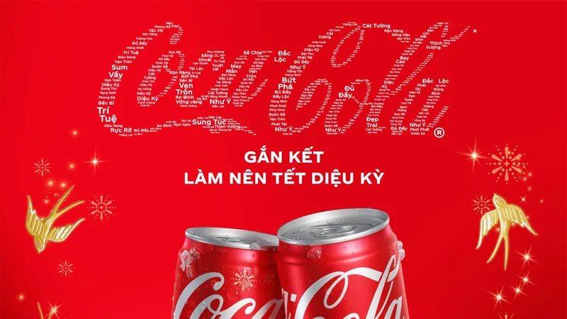 Lần đầu tiên Coca-Cola đưa thiết kế của con giáp lên bao bì giới hạn dịp Tết