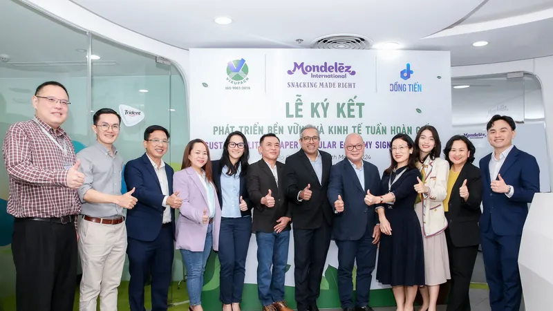 Mondelez Kinh Đô thực thi EPR và nâng cao năng lực thu gom, tái chế bao bì