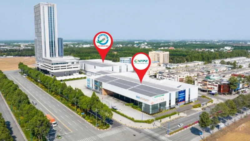 Triển lãm VPPE 2024 và Triển lãm EMA 2024 được tổ chức tại Trung tâm triển lãm quốc tế WTC Expo, tỉnh Bình Dương