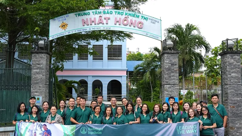 Đội ngũ nhân viên Boehringer Ingelheim tại Chương trình hành động vì cộng đồng