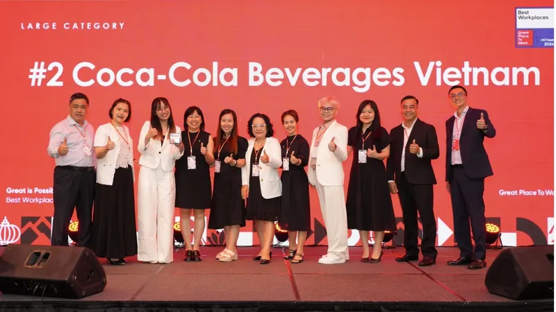 Swire Coca-Cola Việt Nam chinh phục top 2 bảng xếp hạng Nơi làm việc xuất sắc hàng đầu Việt Nam 2024