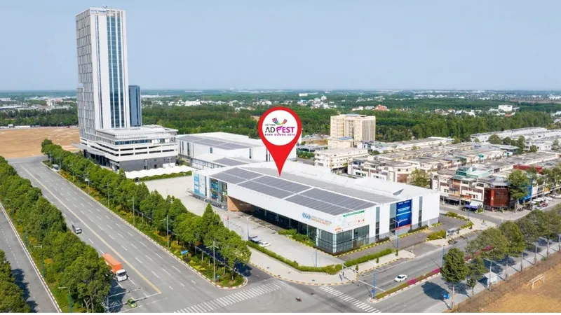 Festival Quảng cáo Việt Nam 2024 được tổ chức tại Trung tâm triển lãm quốc tế WTC Expo, tỉnh Bình Dương