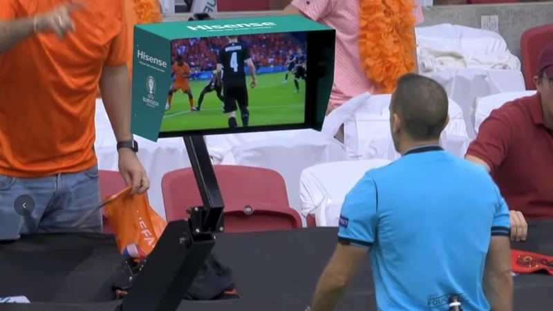 Hisense đã được công bố là Nhà cung cấp màn hình VAR chính thức cho UEFA EURO 2024™