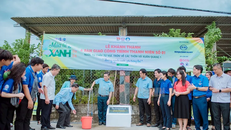 Đoàn trường Đại học Sư phạm Kỹ thuật TPHCM khánh thành và đưa vào sử dụng các công trình phục vụ dân sinh