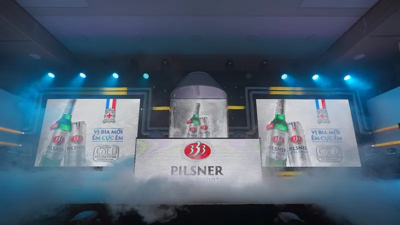 333 Pilsner là sản phẩm mới đầu tiên thuộc danh mục sản phẩm của thương hiệu 333, một trong những thương hiệu bia đầu tiên có mặt tại Việt Nam