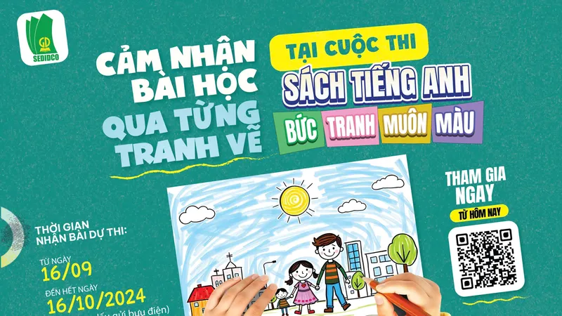 Cuộc thi vẽ “Sách Tiếng Anh”: Cảm nhận bài học – sáng tạo tranh vẽ