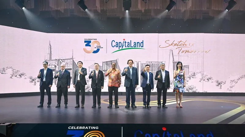 CapitaLand tự hào đánh dấu cột mốc kỷ niệm 30 năm hoạt động tại Việt Nam bằng tiệc tri ân các đối tác, đơn vị đồng hành và nhân viên