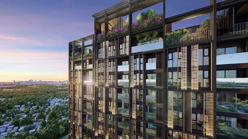Phối cảnh mặt đứng dự án Lumi Hanoi