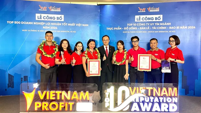 Dai-ichi Life Việt Nam lần thứ 4 đạt danh hiệu “Top 500 Doanh nghiệp Lợi nhuận tốt nhất Việt Nam”