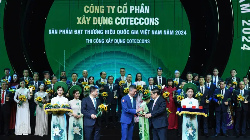 Coteccons được công nhận là Thương hiệu Quốc gia Việt Nam 2024