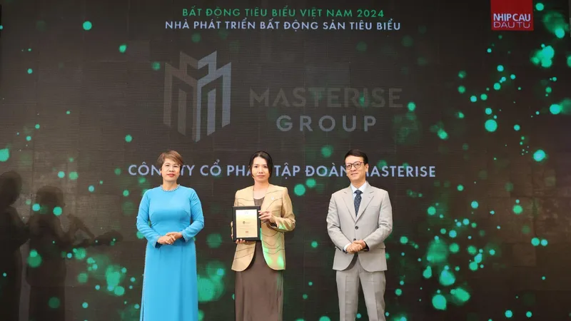 Masterise lần thứ 4 liên tiếp khẳng định vị thế “Nhà phát triển BĐS tiêu biểu”