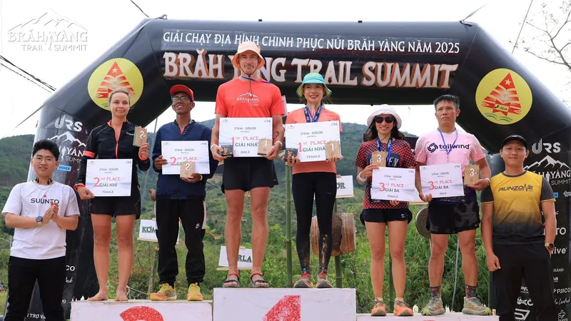 Giải chạy “Brăh Yàng Trail Summit” chính thức tích lũy điểm trên các hệ thống quốc tế
