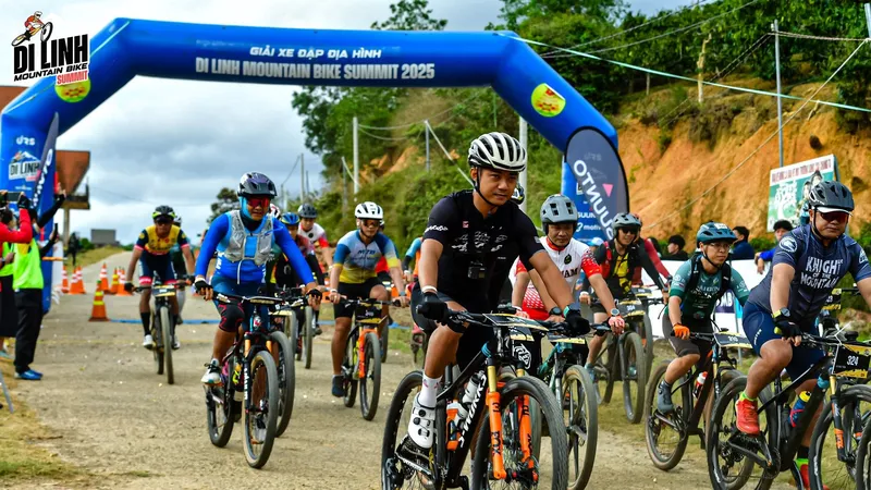 Di Linh Mountain Bike Summit 2025 ghi dấu ấn mạnh mẽ sau mùa đầu tiên