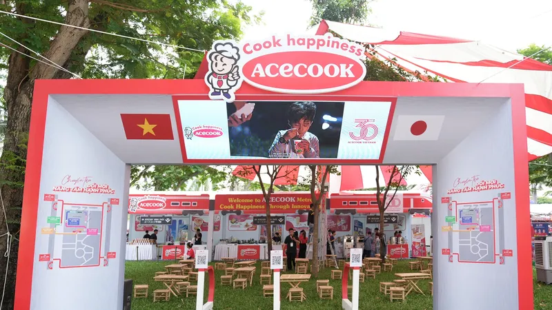 Gian hàng Acecook Việt Nam tại Lễ hội Việt – Nhật lần thứ 10