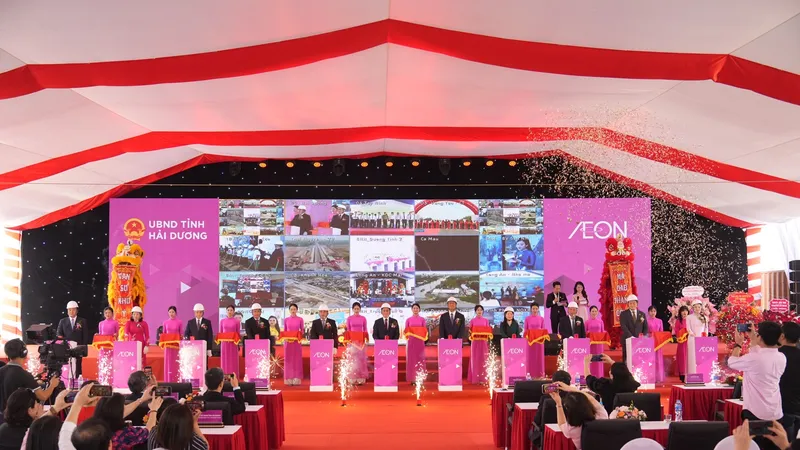 Nghi thức khởi công dự án TTTM AEON Hải Dương