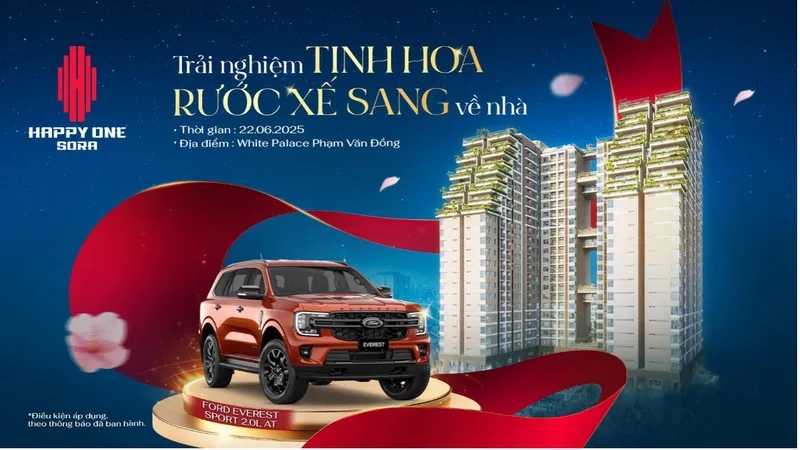 Không chỉ sở hữu nhiều ưu điểm vượt trội, Happy One Sora còn mang đến loạt quà tặng giá trị tại sự kiện ngày 22-6-2025