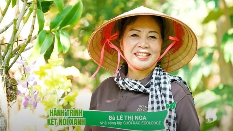 Kiến trúc sư cảnh quan Lê Thị Nga - người sáng lập Ecolodge