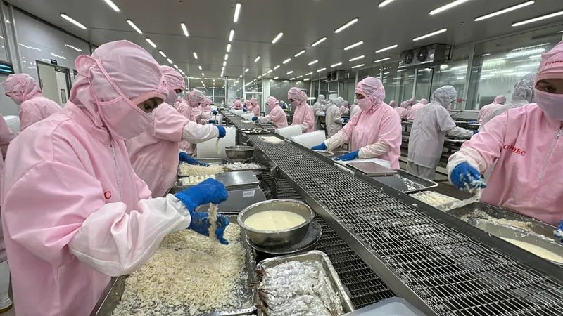 Dây chuyền sản xuất tại Nhà Máy Cofidec