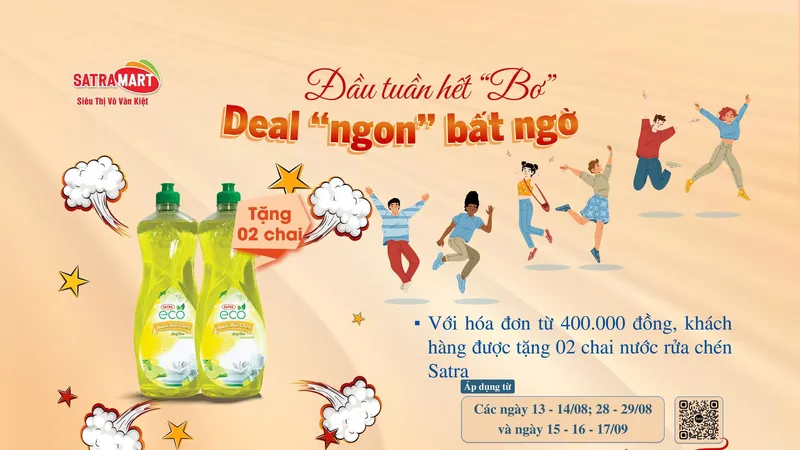 Ưu đãi “kép” đón mùa cao điểm – SATRAMART Võ Văn Kiệt tiếp sức hàng Việt