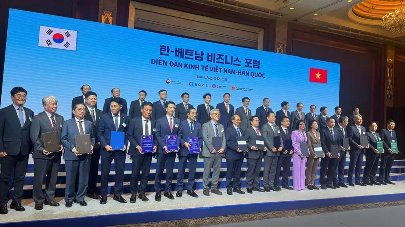 CT Group ký kết với các đối tác tại Diễn đàn Kinh tế Việt Nam - Hàn Quốc