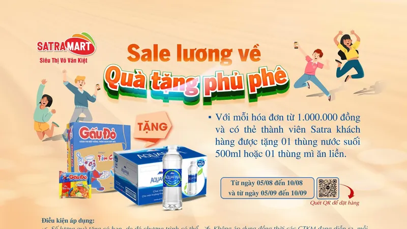 Centre Mall & Satramart Võ Văn Kiệt: Bùng nổ ưu đãi và sự kiện sôi động chào mừng Quốc khánh 2/9