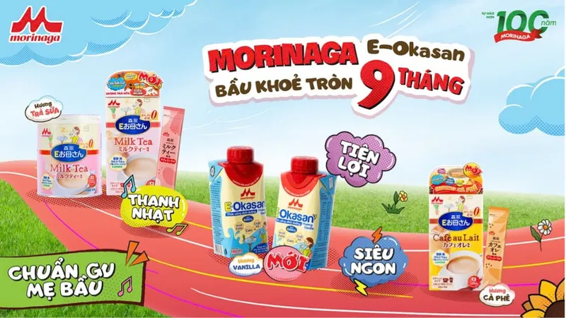Cải tiến mới tiện lợi, siêu ngon và chuẩn gu mẹ bầu từ Morinaga E-Okasan