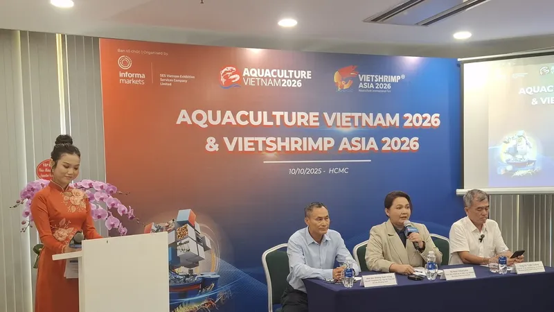 Ban tổ chức thông tin về Triển lãm VietShrimp Asia 2026 và Aquaculture Vietnam 2026
