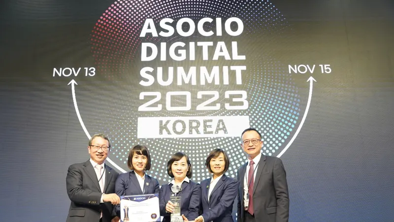 BIDV vinh dự nhận giải thưởng đơn vị chuyển đổi số xuất sắc ASOCIO năm 2023 (ASOCIO Digitalk Summit 2023)