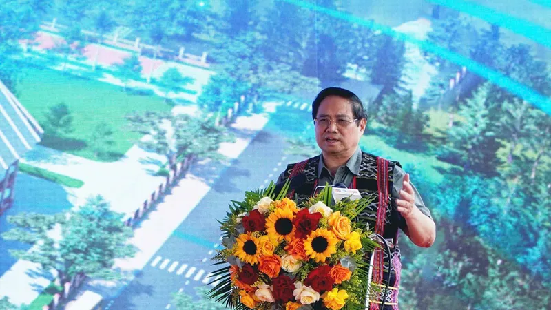 Thủ tướng Chính phủ Phạm Minh Chính phát biểu tại buổi lễ