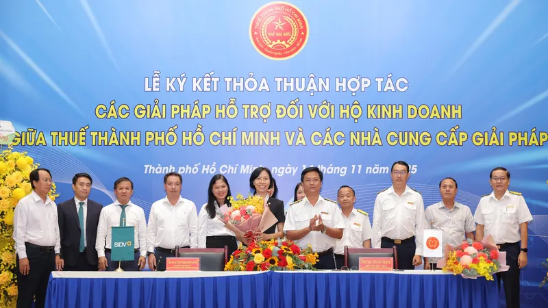 BIDV và Thuế TPHCM ký kết thỏa thuận hợp tác