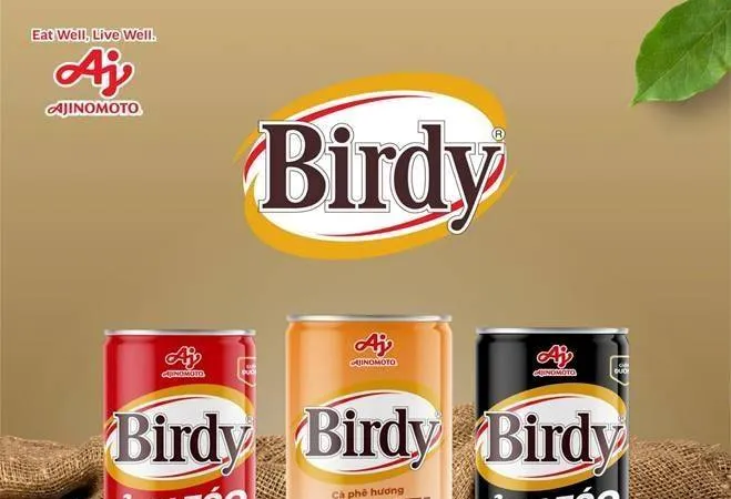 Bao bì mới của dòng sản phẩm Cà phê lon Birdy®