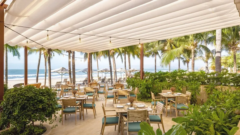 Một góc không gian trải nghiệm ẩm thực tại Meliá Hồ Tràm Beach Resort