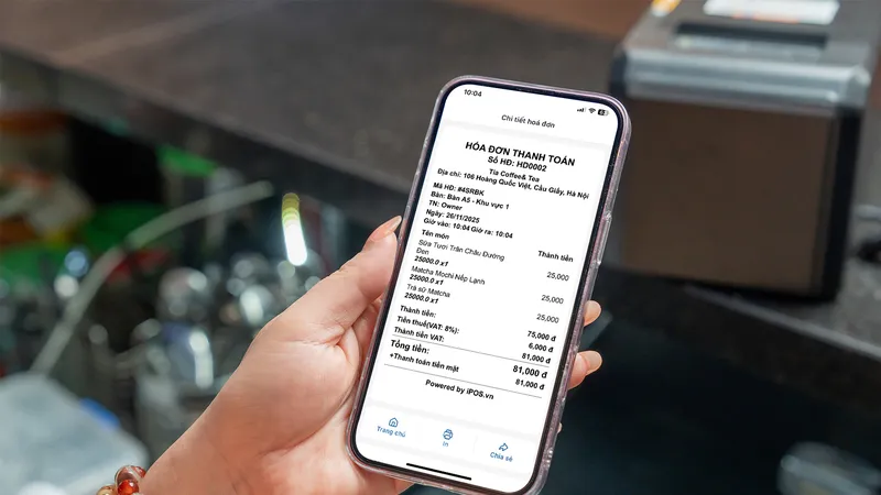 iPOS.vn ra mắt Ứng dụng quản lý bán hàng cho hộ kinh doanh F&B tại Việt Nam