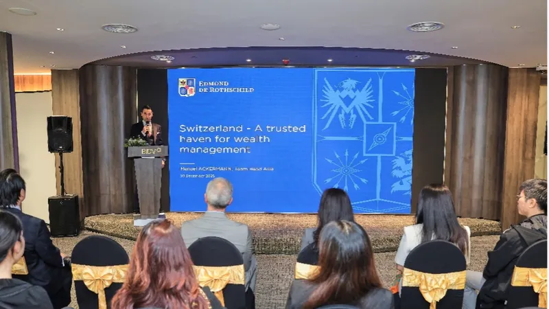 Chuyên gia từ Edmond de Rothschild chia sẻ tới khách hàng tại sự kiện Wealth Circle – Switzerland: Safe Haven & Global Wealth Management Standards
