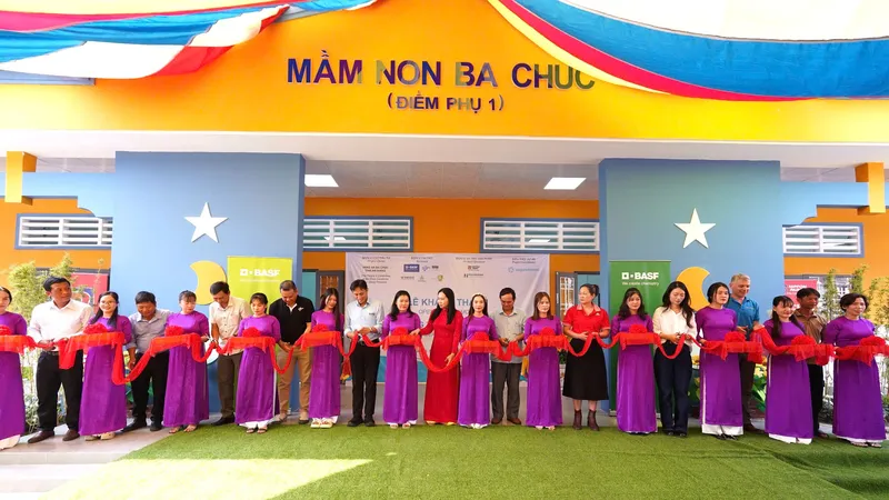 BASF Việt Nam và đối tác hoàn thành dự án hỗ trợ trường học tại An Giang